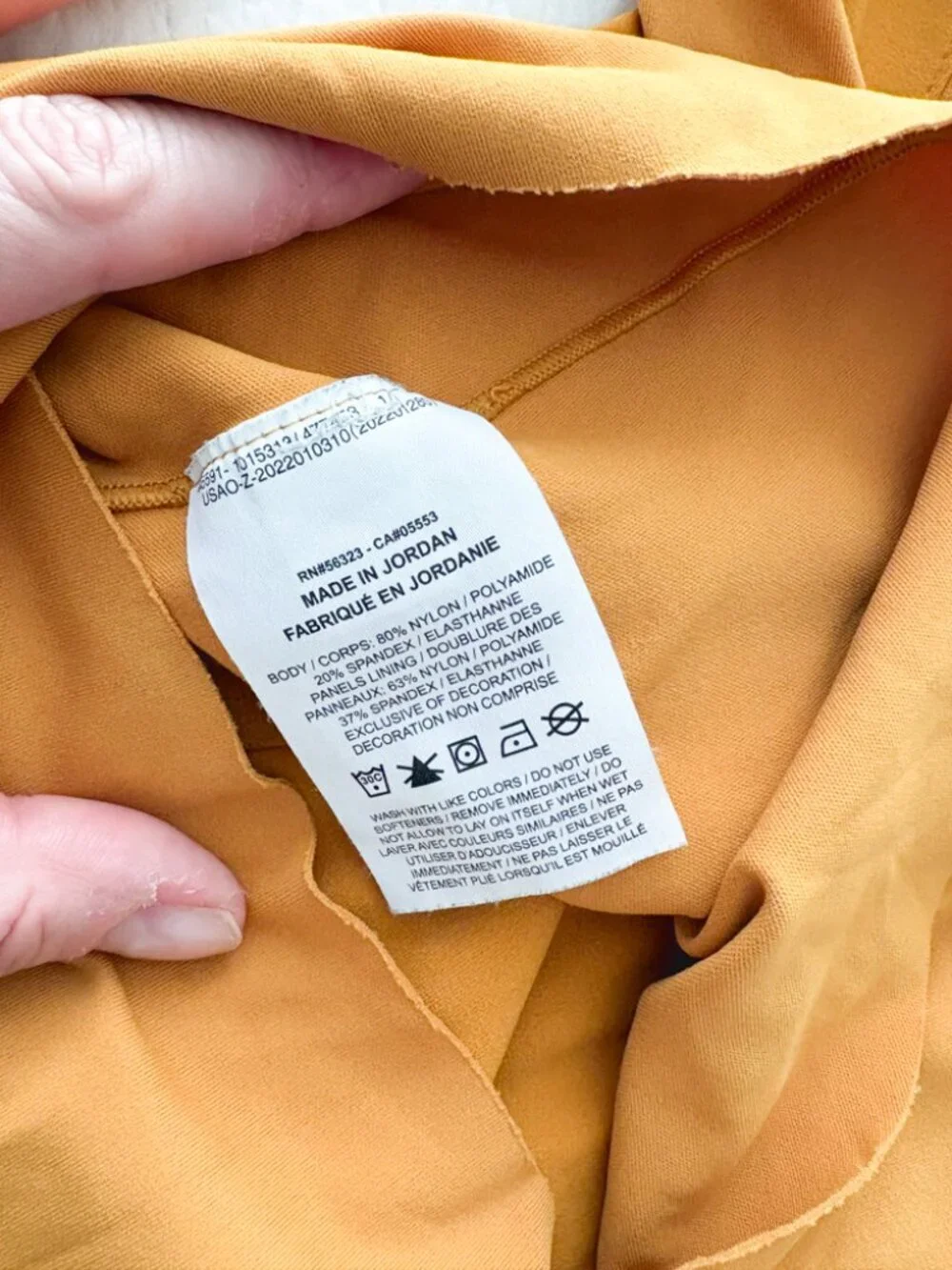 Nike Dri-FIT Orange Tank with Built-In Bra